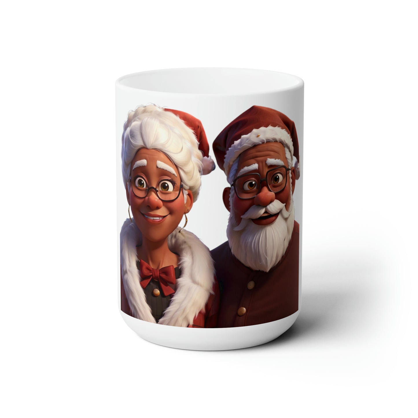 Santa & Mrs. Claus Love - Cultural Christmas Celebration Mug 15oz