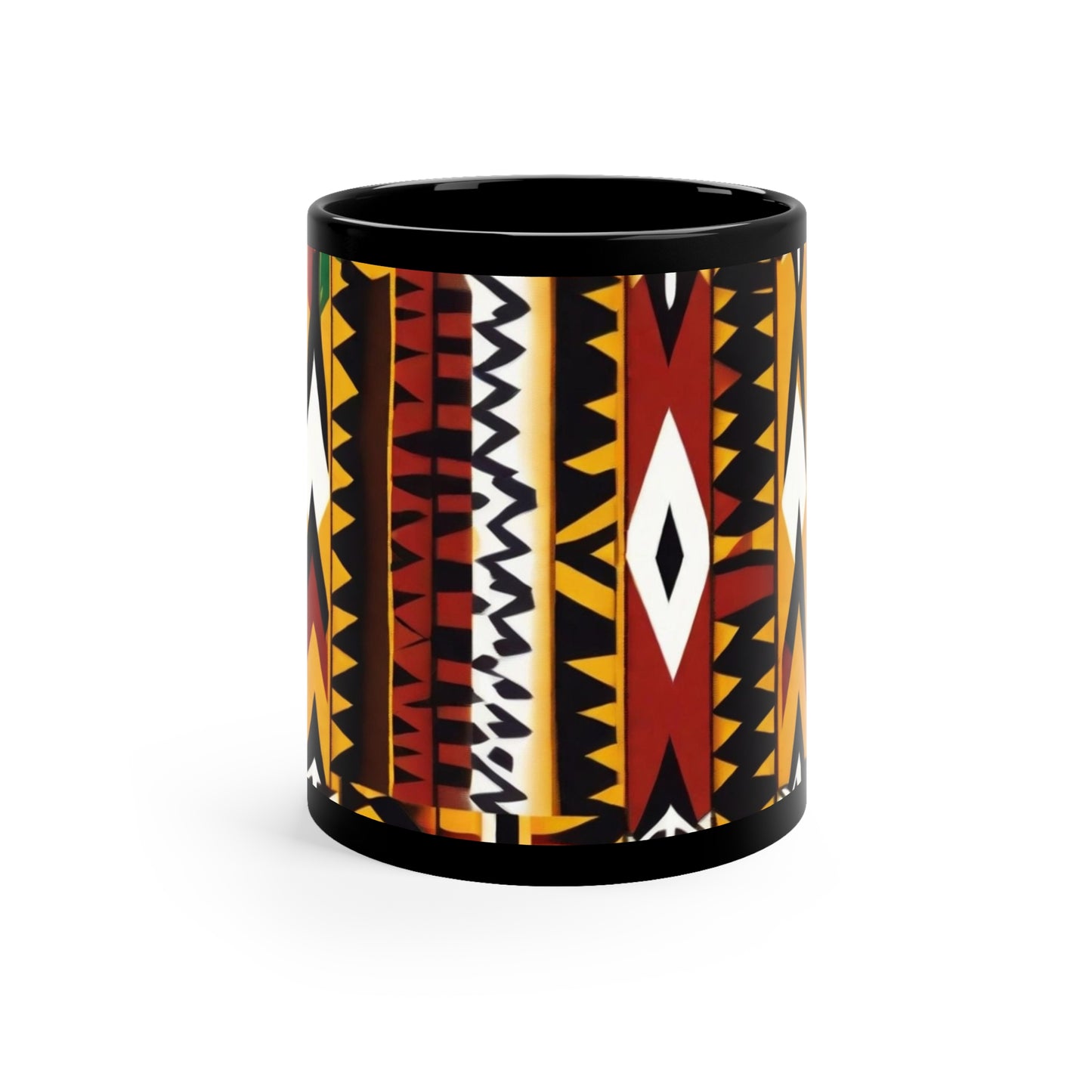 Kente Holiday Elegance - Cultural Christmas Mug Collection from Melanated Mugs & T-Shirts
