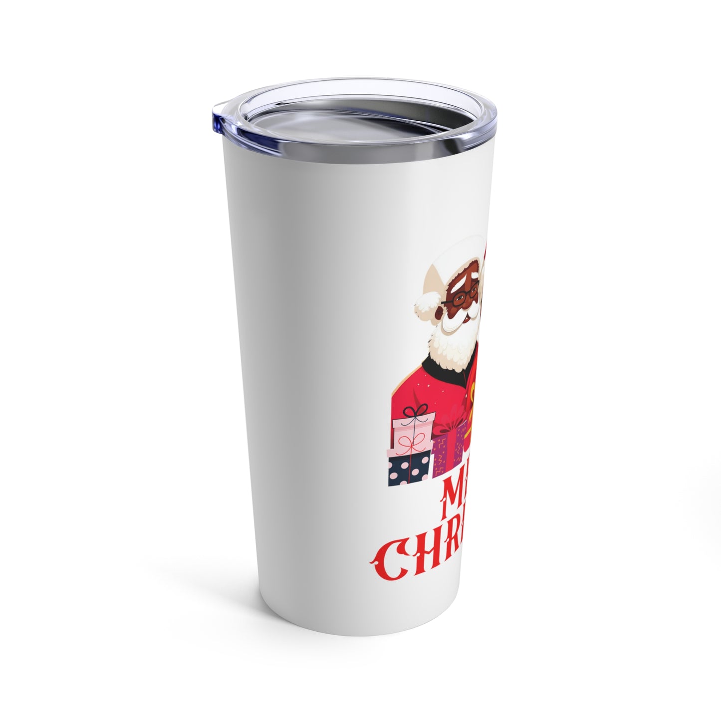 Santa's Gift of Joy - Festive Cultural Christmas Tumbler 20oz