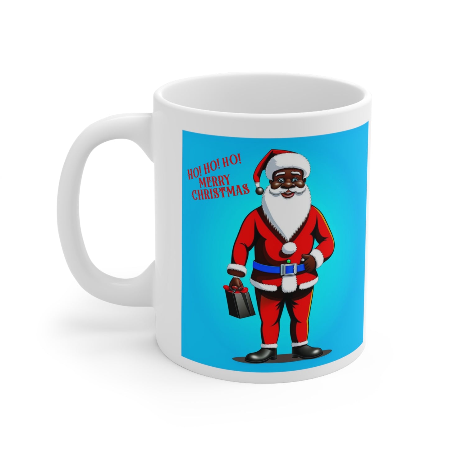Hip Hop Santa - Vibrant Christmas Cheer 11oz Ceramic Mug