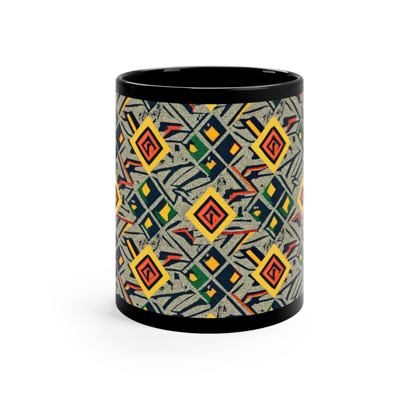 Kente Holiday Elegance - Cultural Christmas Mug Collection from Melanated Mugs & T-Shirts