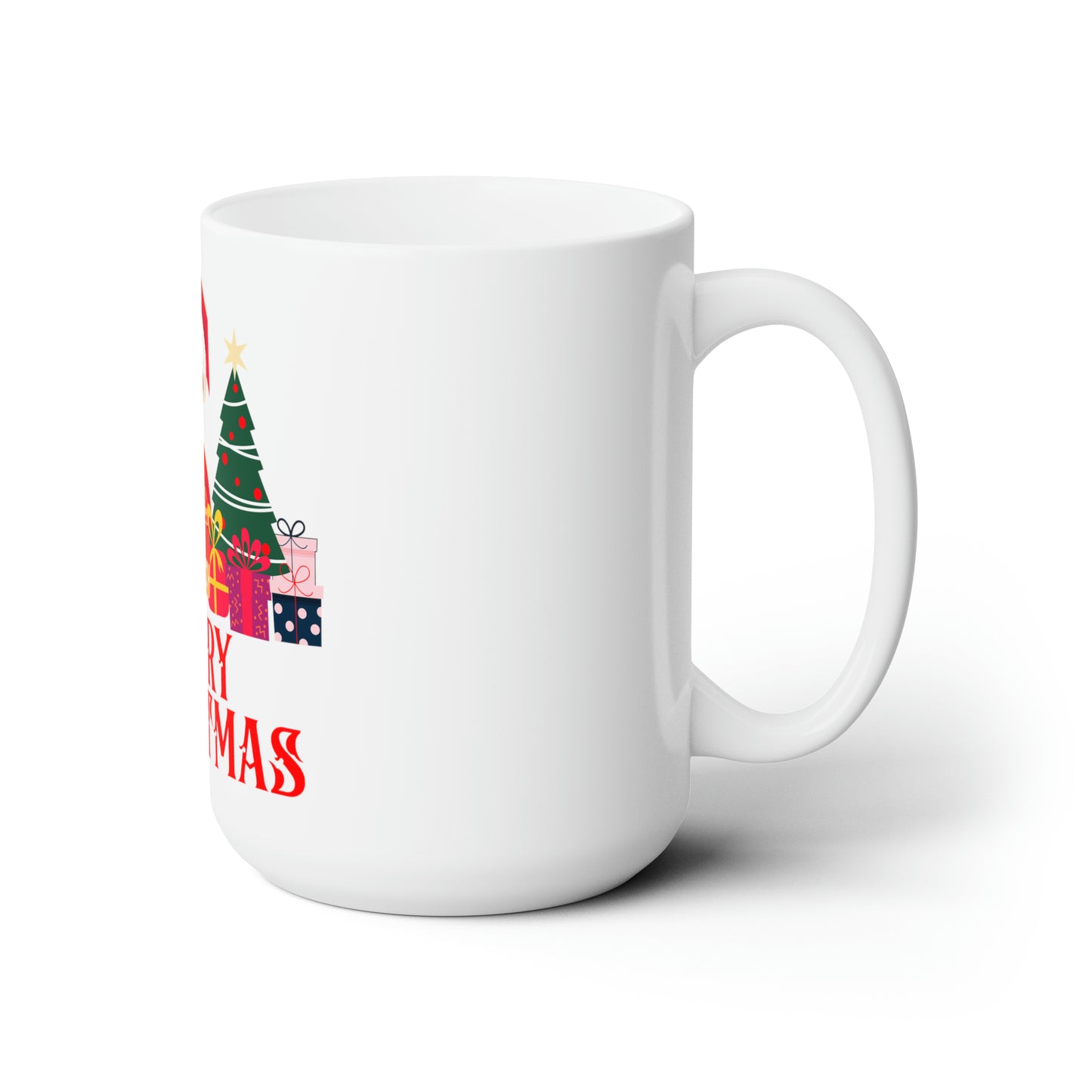 Christmas Morning Black Santa and Mrs. Claus Christmas Mug - Cultural Celebration 15oz Ceramic