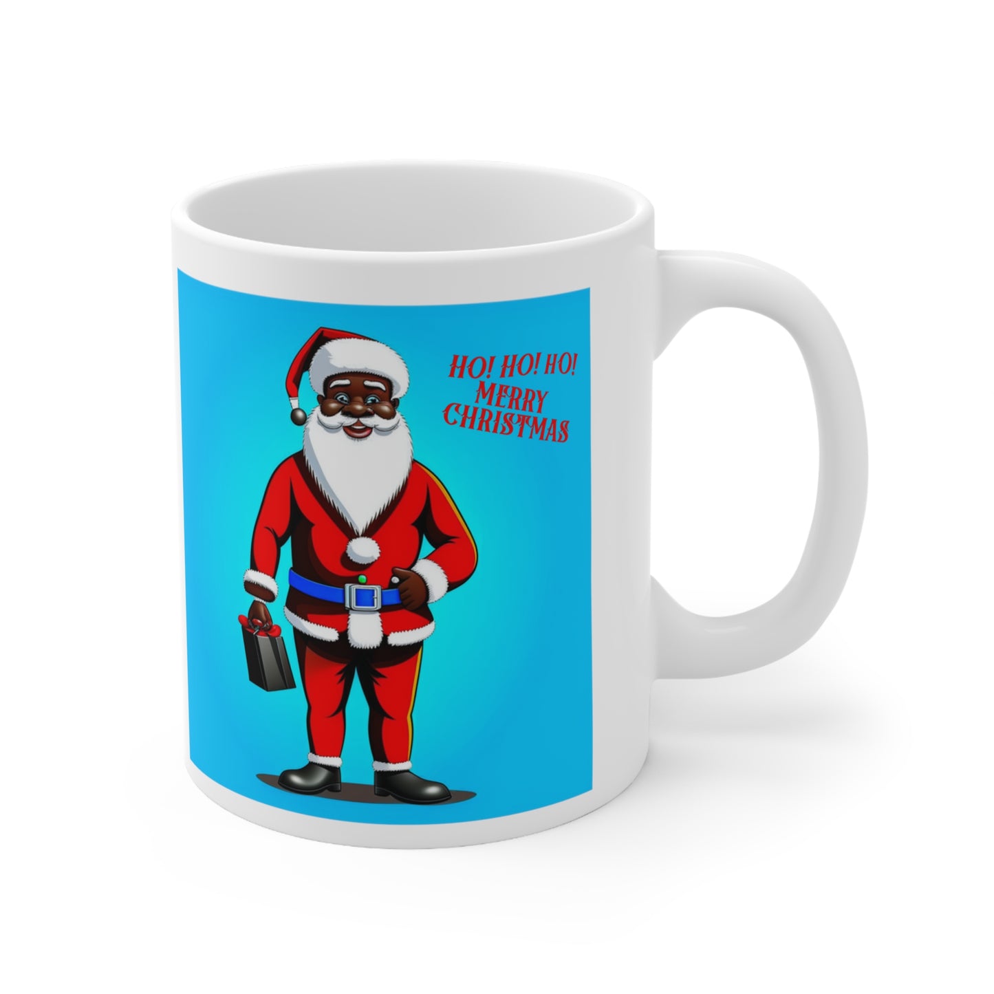 Hip Hop Santa - Vibrant Christmas Cheer 11oz Ceramic Mug