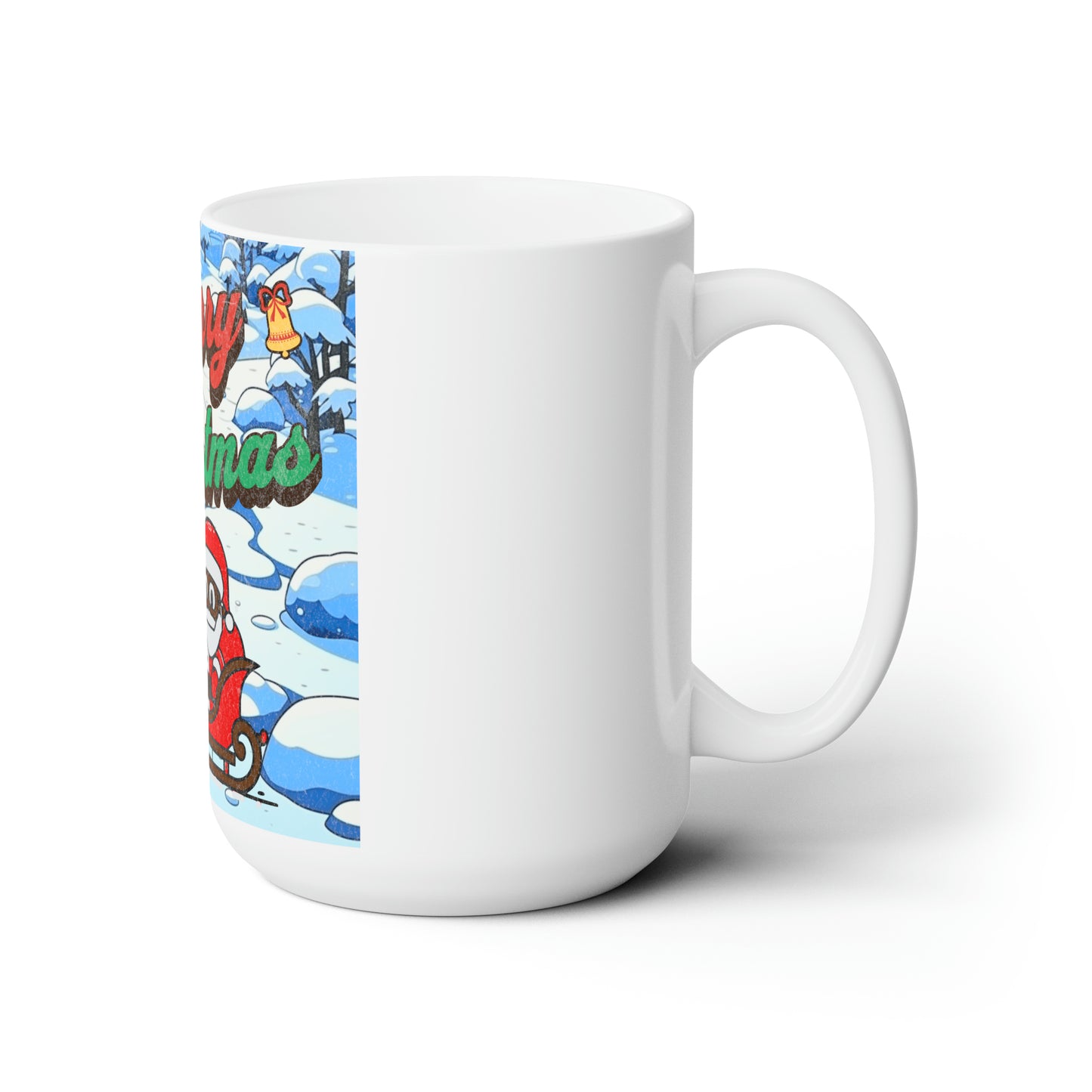 Santa's Winter Wonderland - Joyful Christmas Celebration 15oz Mug