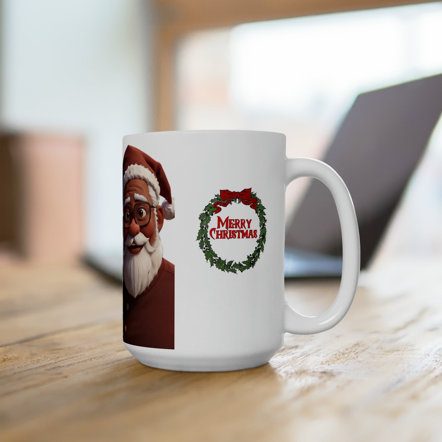Santa & Mrs. Claus Love - Cultural Christmas Celebration Mug 15oz