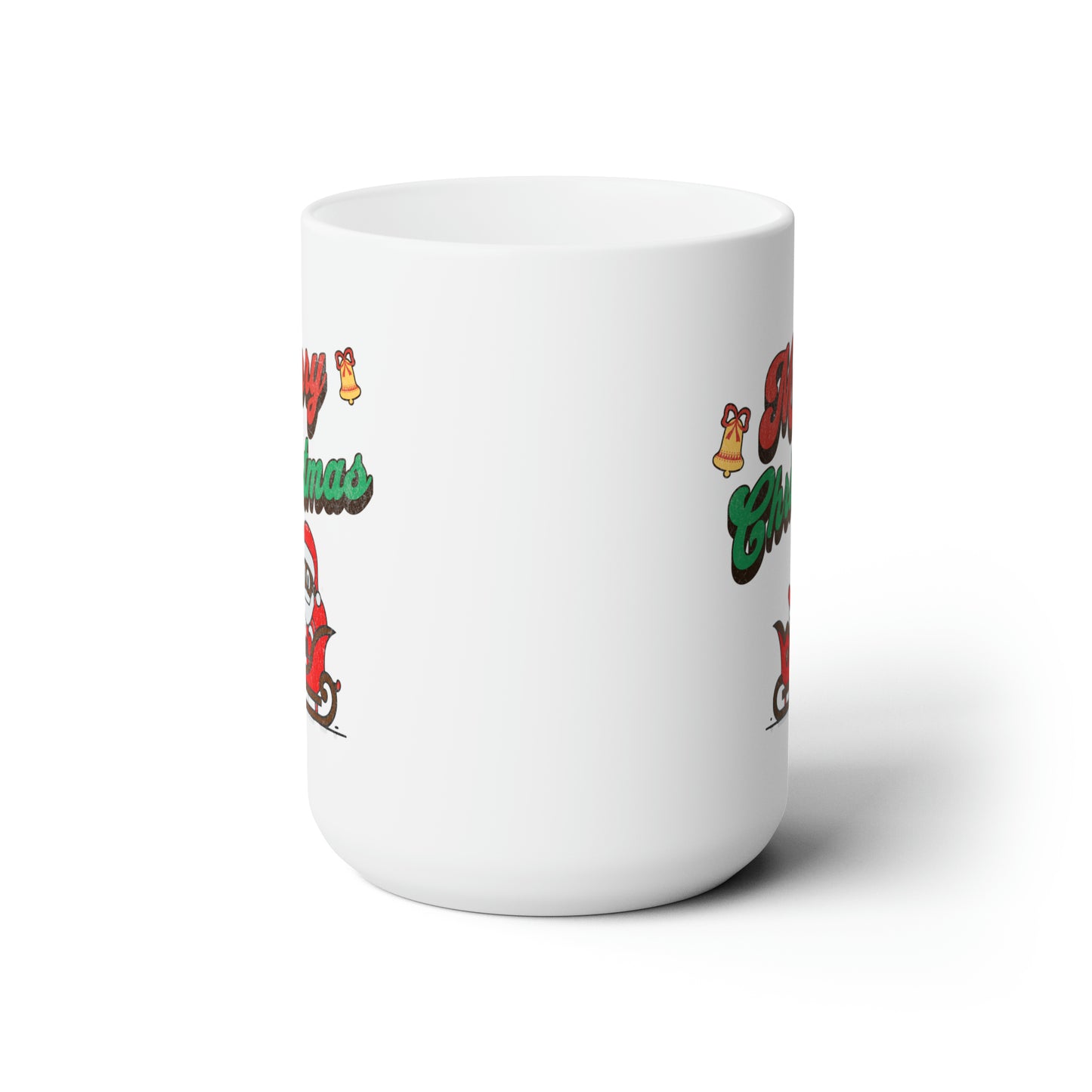 Santa's Winter Wonderland - Joyful Christmas Celebration 15oz Mug
